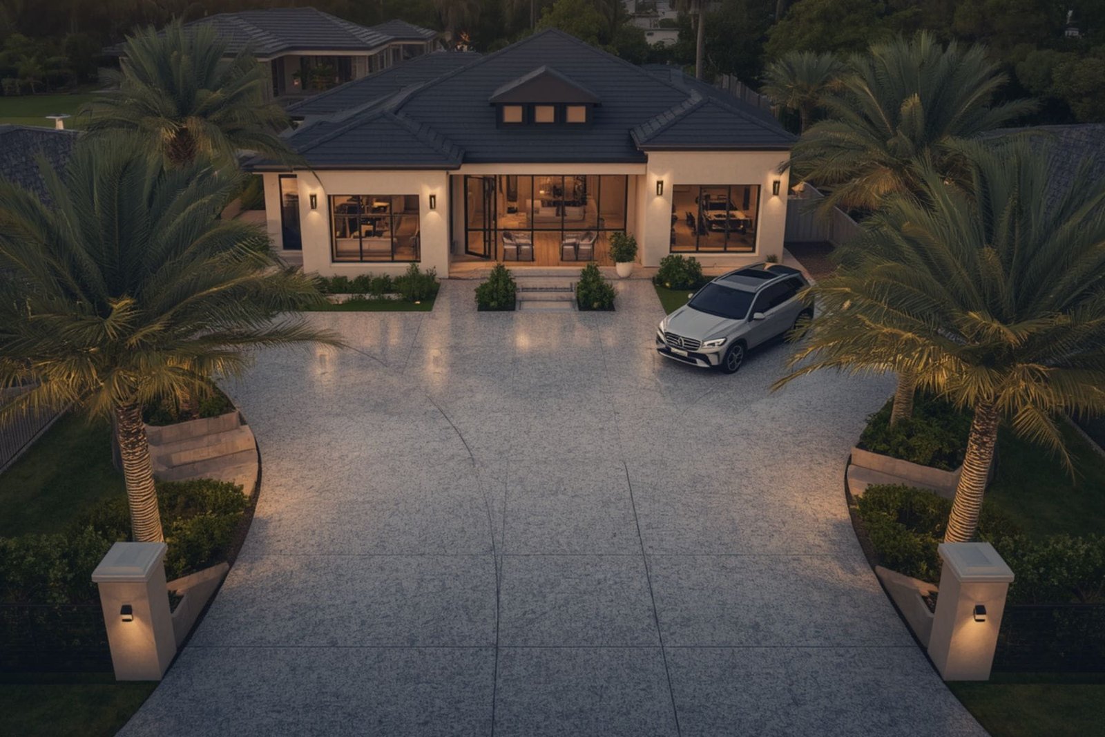 gold coast concrete driveway