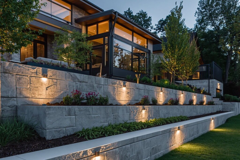 retaining wall restoration
